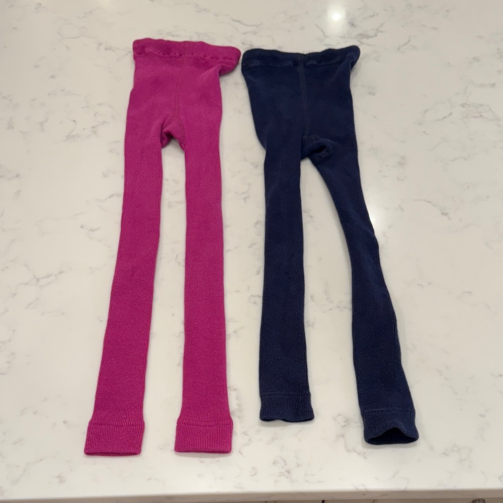 Hanna Andersson size 120 (US size 6) Footless Tights